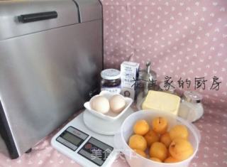 蔓越莓甜杏面包的做法步骤：1