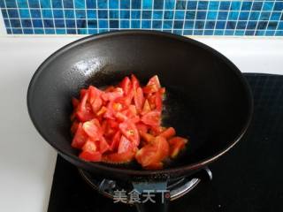 西红柿海米蘑菇汤的做法步骤：5