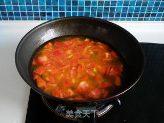 西红柿海米蘑菇汤的做法步骤：7