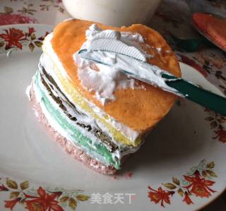 微波炉版彩虹蛋糕的做法步骤：13