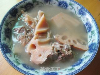 连藕猪骨汤的做法步骤：7