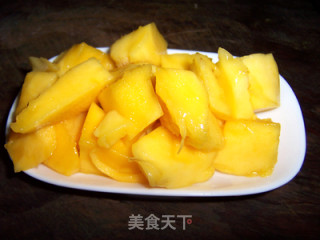 麻辣香芒炒鸭脯的做法步骤：4