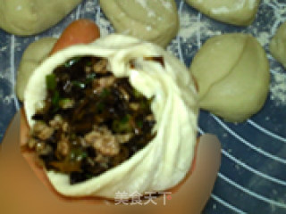 咸菜包子的做法步骤：10