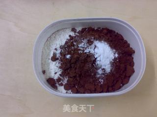 裂纹可可饼的做法步骤：1