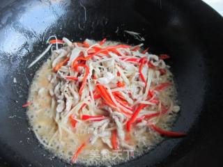 子姜炒肉丝的做法步骤：9
