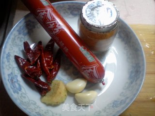 香香辣辣的享受-----家庭自制简易毛血旺的做法步骤：3