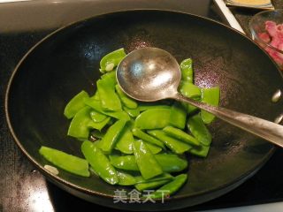 咸肉炒兰豆--懒人快手菜的做法步骤：5