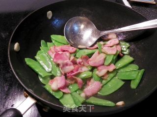 咸肉炒兰豆--懒人快手菜的做法步骤：6