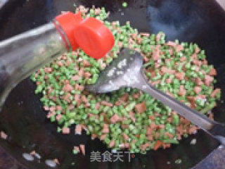 豆角炒饭的做法步骤：9