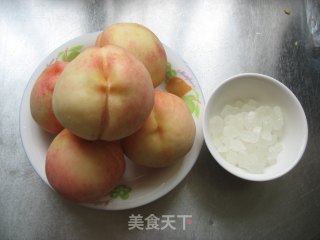 糖水桃罐头的做法步骤：1