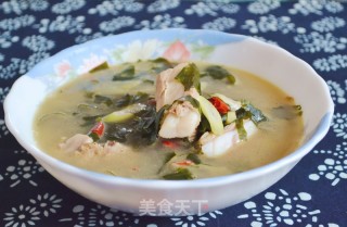 裙菜排骨汤的做法步骤：7