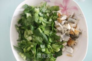 咸蛋肉糜粥的做法步骤：3