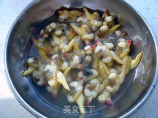 【原汁黄蚬子】贝类海鲜去沙妙招！的做法步骤：4