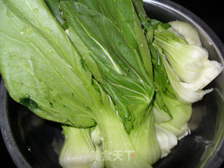 青菜花蛤粉丝的做法步骤：3