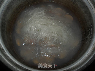 青菜花蛤粉丝的做法步骤：6