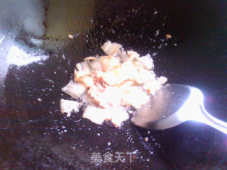 菠萝回锅肉的做法步骤：4