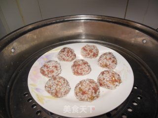 珍珠丸子——2个要点做出糯香好丸子的做法步骤：9