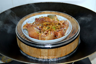 家常蒸菜——黄豆酱蒸鱼腩的做法步骤：4