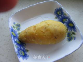 粗粮细吃——红薯馅玉米饼的做法步骤：2