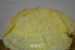 快手早餐-【芝士鸡蛋卷】的做法步骤：5