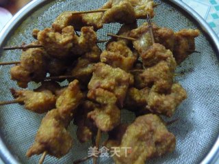 咖喱迷你肉串的做法步骤：7