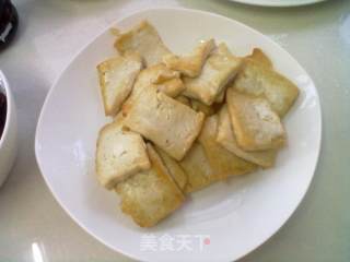 豆豉蒜苗豆腐的做法步骤：3