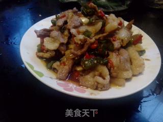 蒜辣小炒肉的做法步骤：9