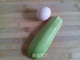 角瓜鸡蛋饼的做法步骤：1