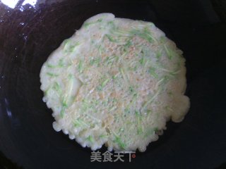 角瓜鸡蛋饼的做法步骤：8