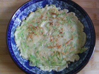 角瓜鸡蛋饼的做法步骤：9