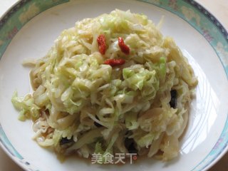 蒜蓉包菜丝的做法步骤：9