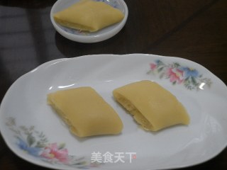 糯玉米榴莲卷的做法步骤：9