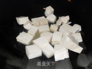 肉片炒老豆腐的做法步骤：2