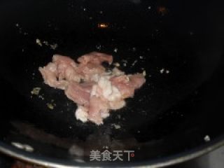 肉片炒老豆腐的做法步骤：4