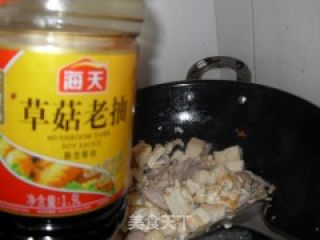肉片炒老豆腐的做法步骤：6