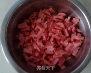蛋炒饭的做法步骤：2