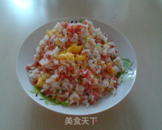 蛋炒饭的做法步骤：11