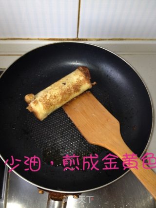 简易版热狗+被蛋卷的做法步骤：12