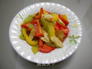 茭白香肠的做法步骤：4