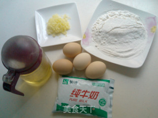 哈密瓜戚风蛋糕 --- 更快制作戚风小窍门的做法步骤：1