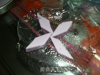 紫薯水晶糕的做法步骤：1