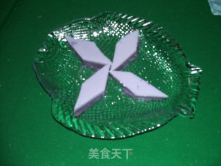 紫薯水晶糕的做法步骤：4