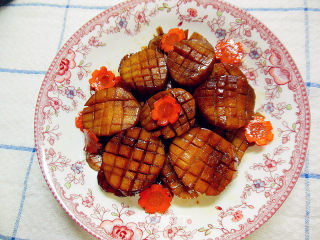 素鲍鱼——鲍汁杏鲍菇花样做的做法步骤：17
