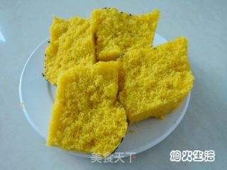 6分钟的健康早餐——微波炉玉米糕的做法步骤：8