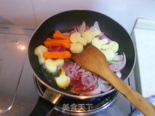 椰汁牛腩烩饭的做法步骤：7