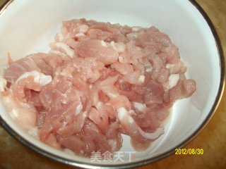 彩椒肉丝烧豇豆的做法步骤：3