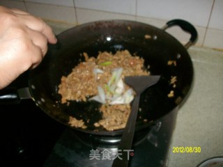 彩椒肉丝烧豇豆的做法步骤：7