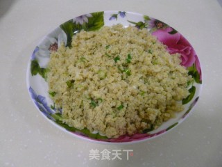 【糖尿病人独享的健康美食】豆渣炒鸡蛋的做法步骤：5