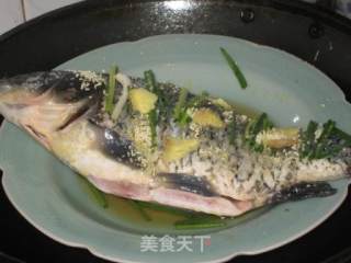 清蒸千岛湖鲫鱼的做法步骤：6