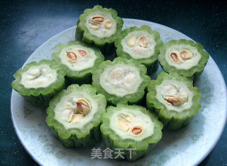 苦瓜酿肉的做法步骤：2